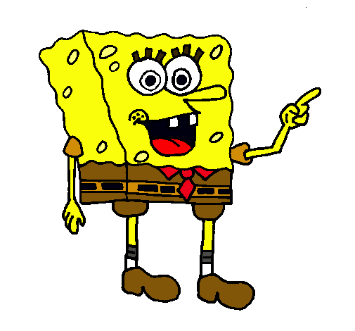 Dibujo Bob Esponja pintado por Tiny