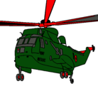 Dibujo Helicóptero al rescate pintado por cradlee