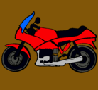 Dibujo Motocicleta pintado por jumar
