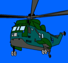 Dibujo Helicóptero al rescate pintado por filadelfia