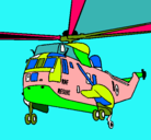 Dibujo Helicóptero al rescate pintado por tiaguito  