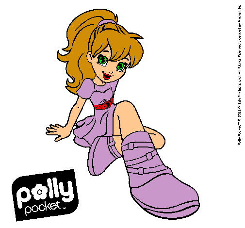 Dibujo Polly Pocket 9 pintado por mariajos