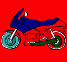 Dibujo Motocicleta pintado por wilekr