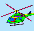 Dibujo Helicóptero  pintado por manuelasggr