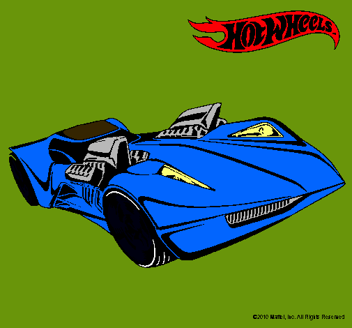 Dibujo Hot Wheels 4 pintado por chrisdeli