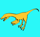 Dibujo Velociraptor II pintado por eluen