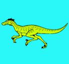 Dibujo Velociraptor pintado por TOMITO