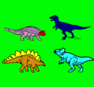 Dibujo Dinosaurios de tierra pintado por steeman