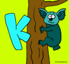 Dibujo Koala pintado por yossi
