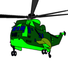 Dibujo Helicóptero al rescate pintado por juanito