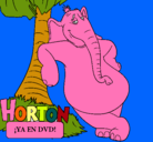 Dibujo Horton pintado por yossi