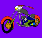 Dibujo Moto pintado por avatar