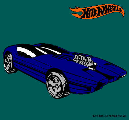 Dibujo Hot Wheels 2 pintado por jumar