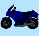 Dibujo Motocicleta pintado por criizrii