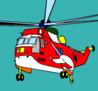 Dibujo Helicóptero al rescate pintado por yatzhu 