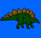 Dibujo Stegosaurus pintado por t54554