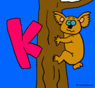 Dibujo Koala pintado por yopas