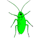Dibujo Cucaracha grande pintado por 2005