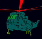Dibujo Helicóptero al rescate pintado por carmine