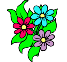 Dibujo Florecitas pintado por flowers
