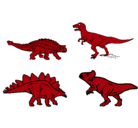 Dibujo Dinosaurios de tierra pintado por emanuelc