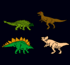 Dibujo Dinosaurios de tierra pintado por jurassic 