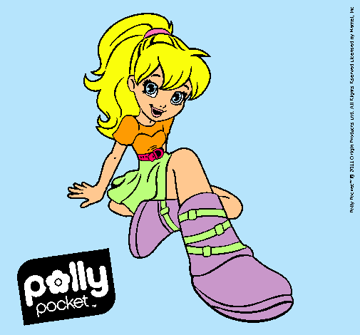 Dibujo Polly Pocket 9 pintado por Girls