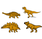 Dibujo Dinosaurios de tierra pintado por keider
