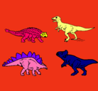Dibujo Dinosaurios de tierra pintado por puuaz