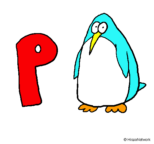 Dibujo Pingüino pintado por Diego777