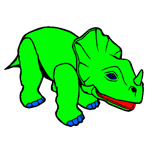 Dibujo Triceratops II pintado por triseratop