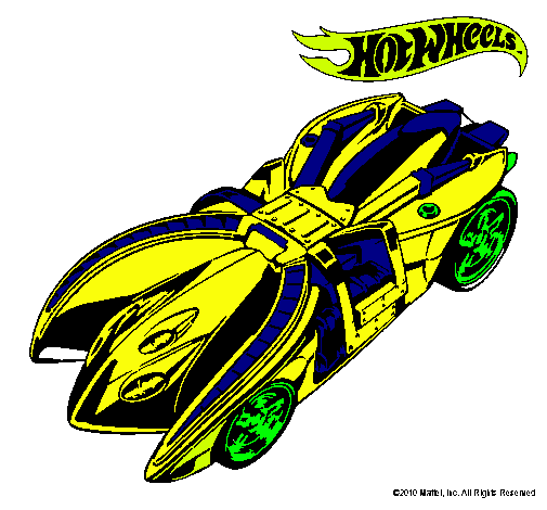 Dibujo Hot Wheels 7 pintado por CABANO