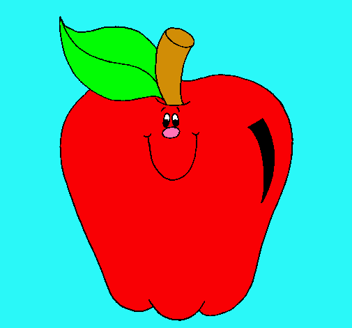 Dibujo Manzana pintado por Manu23