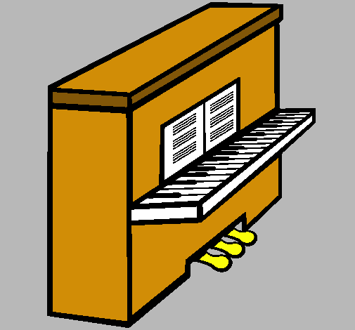 Dibujo Piano pintado por 0clara0