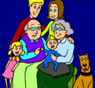 Dibujo Familia pintado por titito 