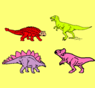 Dibujo Dinosaurios de tierra pintado por MONIJULI