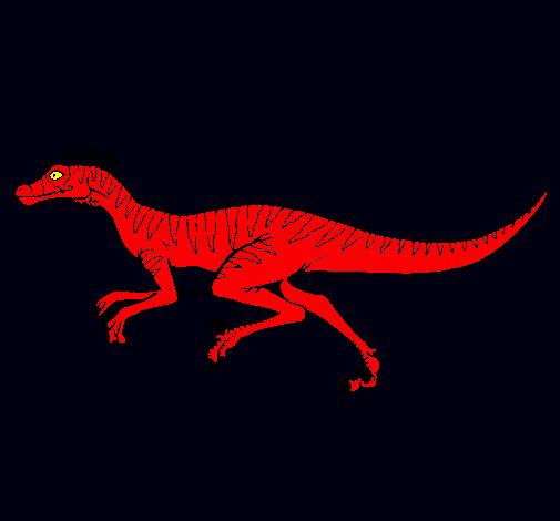 Dibujo Velociraptor pintado por dervin44