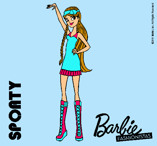 Dibujo Barbie Fashionista 4 pintado por Lasmitica