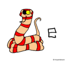 Dibujo Serpiente pintado por DFADDFADFD