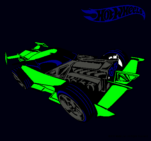 Dibujo Hot Wheels 9 pintado por CABANO