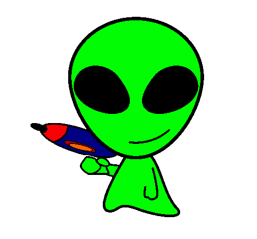 Dibujo Alienígena II pintado por chicharito