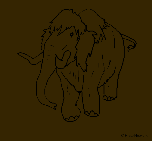 Dibujo Mamut II pintado por LeonardoM