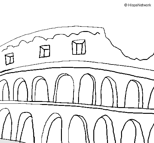 Dibujo Coliseo pintado por SERGERI