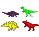 Dibujo Dinosaurios de tierra pintado por Ivonne2899
