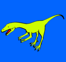 Dibujo Velociraptor II pintado por iverson