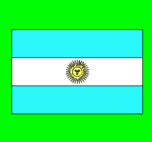 Dibujo Argentina pintado por franyeer10