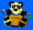 Dibujo Oso panda pintado por markeltxu