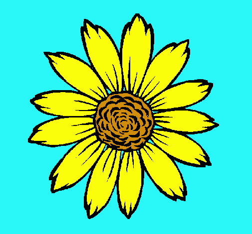 Dibujo Girasol pintado por CarmenTQ