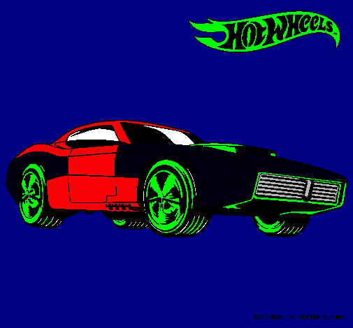 Dibujo Hot Wheels 1 pintado por mlj2401