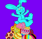Dibujo Conejo de Pascua pintado por gcabob